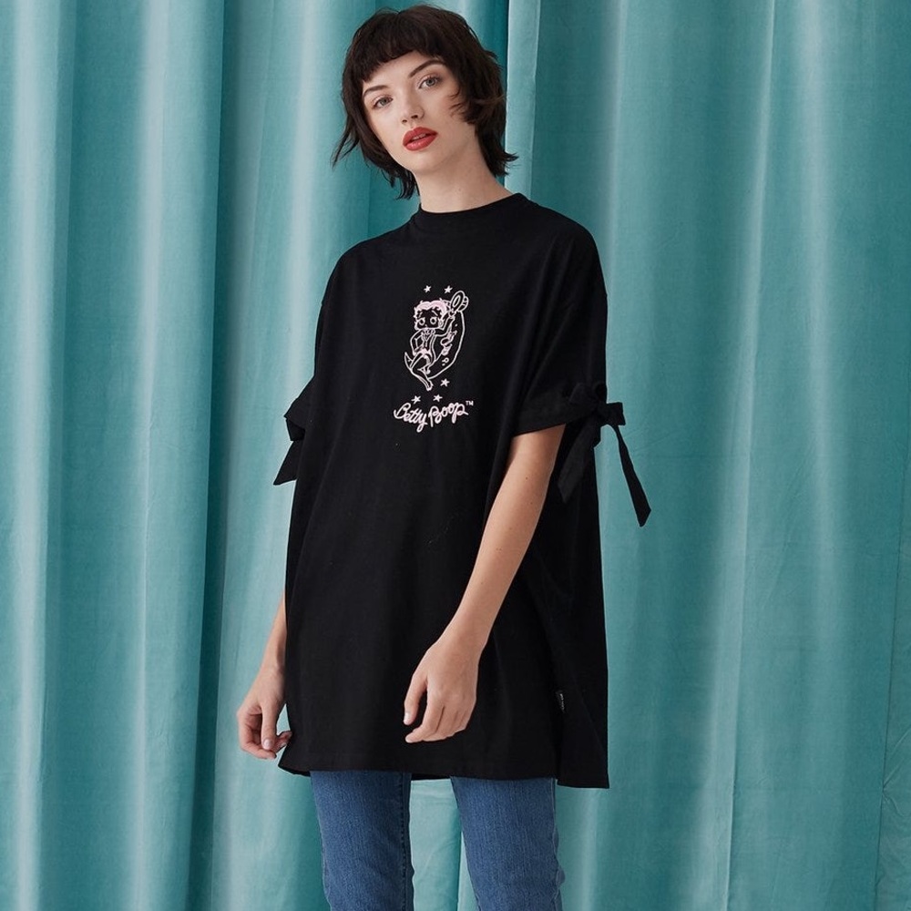 Betty Boop Lazy Oaf ML tunic top with ties